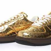 Louis Vuitton Nike Air Force 1 Low By Virgil Abloh Metallic Gold AEU3BM16M695-54BC - 2