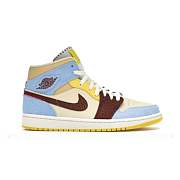 Air Jordan 1 Mid SE Fearless Maison Chateau Rouge CU2803-200 - 1