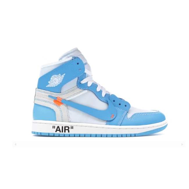 Air Jordan 1 Retro High x Off-White University Blue AQ0818-148 - 1