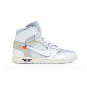 Air Jordan 1 Retro High x Off-White White AQ0818-100 - 1