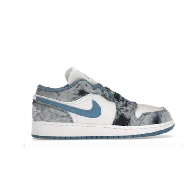 Air Jordan 1 Low Washed Denim GS DM8947-100 - 1