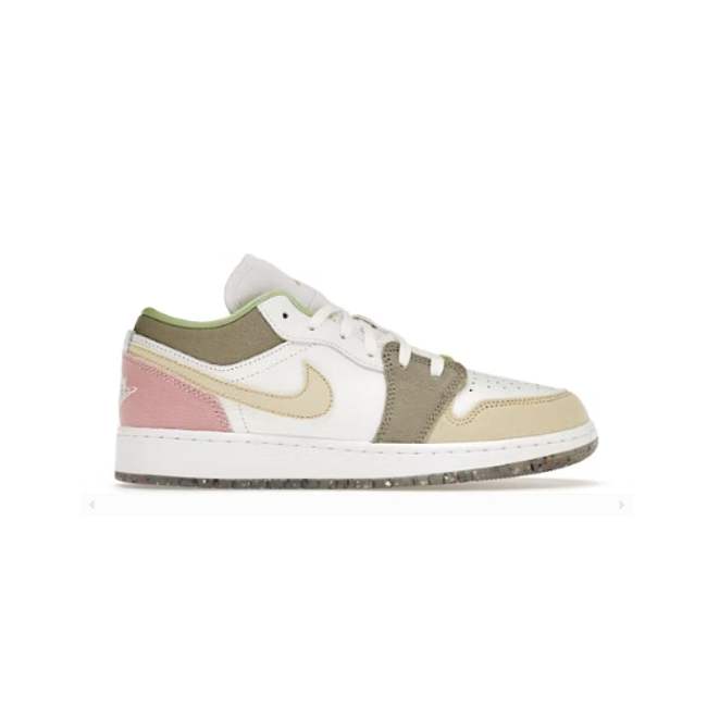 Air Jordan 1 Low Pastel Grind Vivid Green (GS) DJ0341-100 - 1