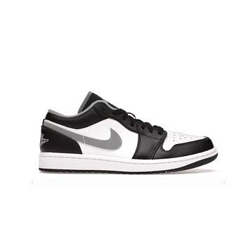 Air Jordan 1 Low Black White Grey - 553558-040