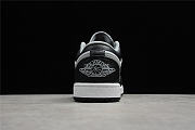 Air Jordan 1 Low Black White Grey - 553558-040 - 6