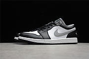 Air Jordan 1 Low Black White Grey - 553558-040 - 5