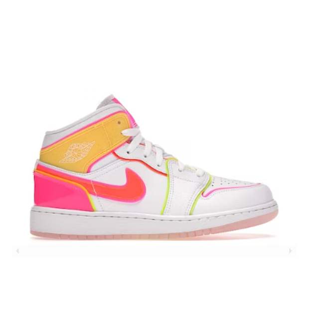 Air Jordan 1 Mid SE GS 'Edge Glow' CV4611 100 - 1