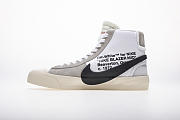 Off White-Nike Blazer Mid Grim Reaper AA3832-100 - 4