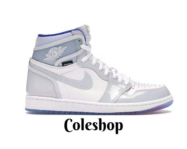 Air Jordan 1 Retro High Zoom White Racer Blue CK6637-104  - 1