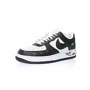 Louis Vuitton Nike Air Force 1 Low By Virgil Abloh Black White AEU3BM16M693-3308-9 - 2