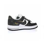 Louis Vuitton Nike Air Force 1 Low By Virgil Abloh Black White AEU3BM16M693-3308-9 - 4