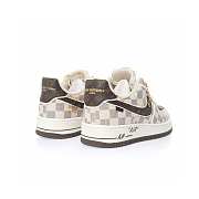 Nike Air Force 1 Low Louis Vuitton Reverse Monogram Brown Damier Azur - 5