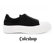 Alexander McQueen Deck Lace-up Plimsoll in Black - 654594W4MV71070 - 2