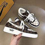 Nike Air Force 1 Low Louis Vuitton Monogram Brown Damier Azur - 6