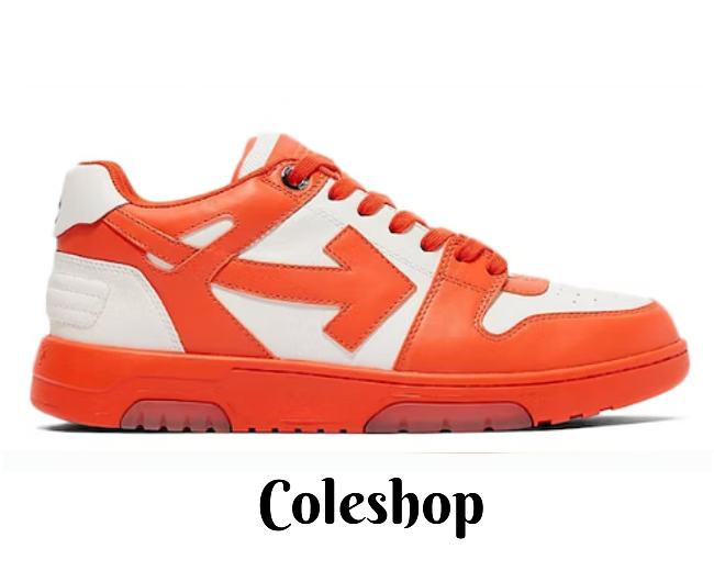 OFF-WHITE OOO Low Out of Office Red White OMIA189R21LEA0012501 - 1