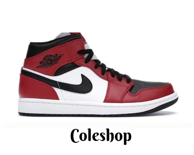 Air Jordan 1 Mid Chicago Toe 554724-069 - 1