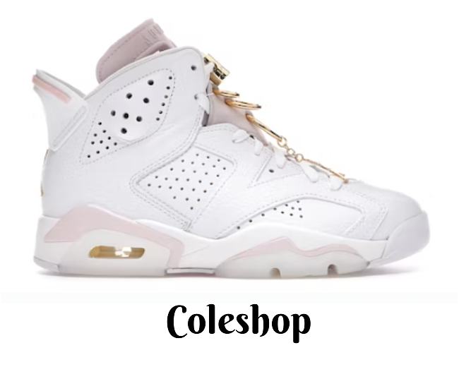 Jordan 6 Retro Gold Hoops DH9696-100 - 1