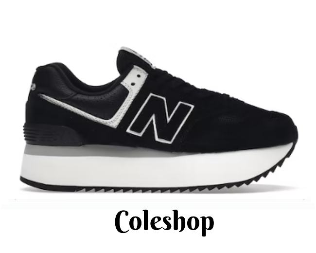 New Balance 574 Plus Black (W) WL574ZAB - 1