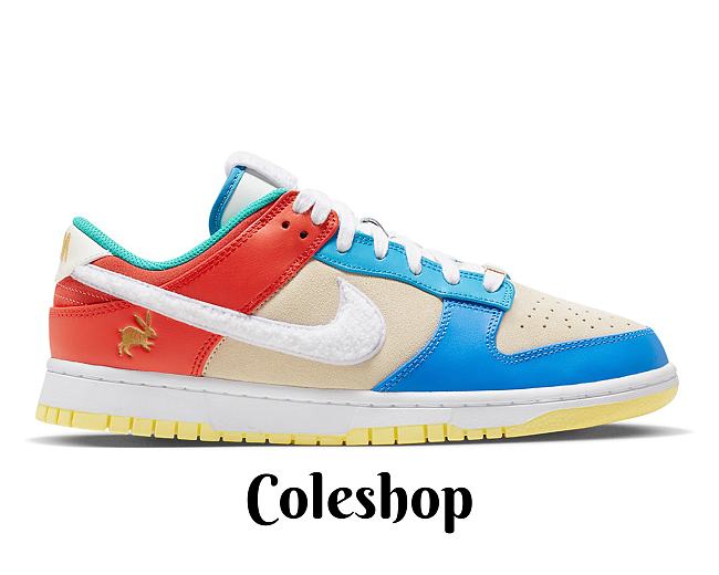 Nike Dunk Low Retro PRM Year of the Rabbit Blue Orange Cream FD4203-111 - 1