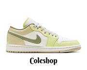 Air Jordan 1 Low Sail White Oil Green FD9906-131 - 1