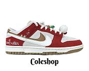 Nike SB Dunk Low 85 Christmas White Red Brown Green DO9457-112 - 1