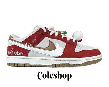 Nike SB Dunk Low 85 Christmas White Red Brown Green DO9457-112