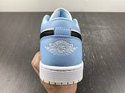 Air Jordan 1 Low Ice Blue Black 554723-401 - 2