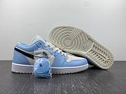 Air Jordan 1 Low Ice Blue Black 554723-401 - 4