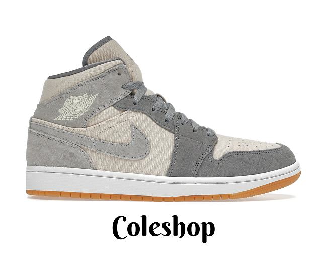 Air Jordan 1 Mid SE Coconut Milk Particle Grey - DN4281-100 - 1