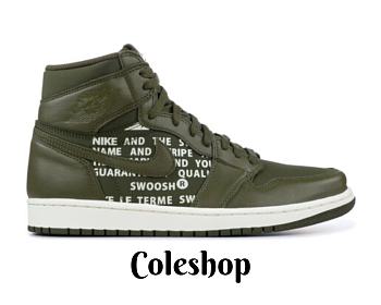 Air Jordan 1 Retro High Olive Canvas 555088-300