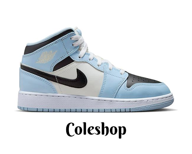 Air Jordan 1 Mid Ice Blue 555112-401 - 1