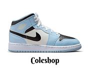 Air Jordan 1 Mid Ice Blue 555112-401 - 1