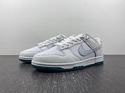 Nike Dunk Low GS White Grey Teal FD9911-101 - 1