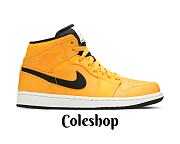 Air Jordan 1 Mid 'University Gold' 554724-700 - 1