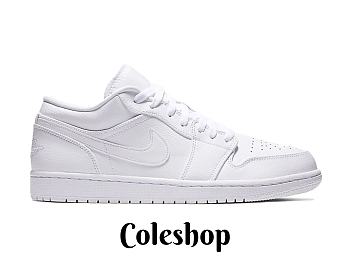 Air Jordan 1 Low Triple White (2019) 553558-112