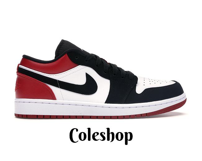 Air Jordan 1 Low Black Toe 553558-116 - 1