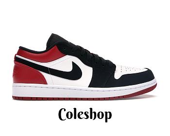 Air Jordan 1 Low Black Toe 553558-116