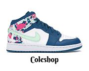 Air Jordan 1 Mid Paint Stroke (GS) 555112-300 - 1