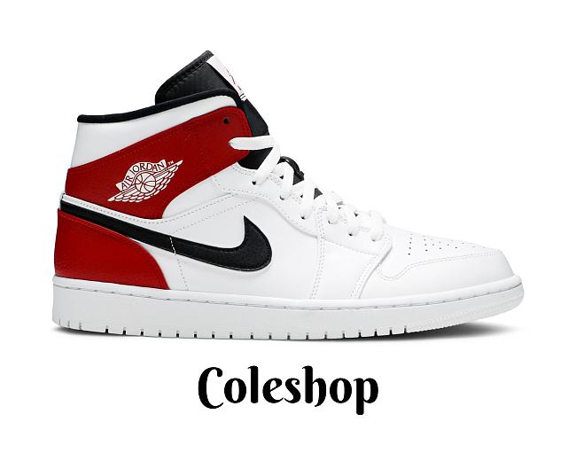 Nike Air Jordan 1 Mid 'White Chicago Remix' 554724-116 - 1