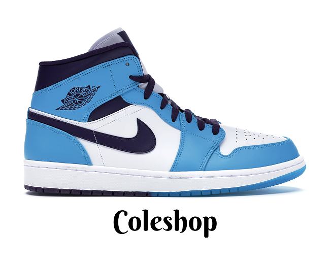 Air Jordan 1 Mid Joe's Charlotte Hornets 554724-415 - 1