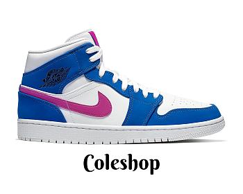  Air Jordan 1 Mid Hyper Royal Hyper Violet 554724-451