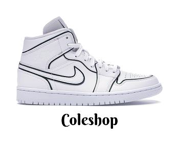 Air Jordan 1 Mid Iridescent Reflective White CK6587-100