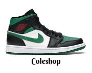 Air Jordan 1 Mid Green Toe 554724-067 - 1