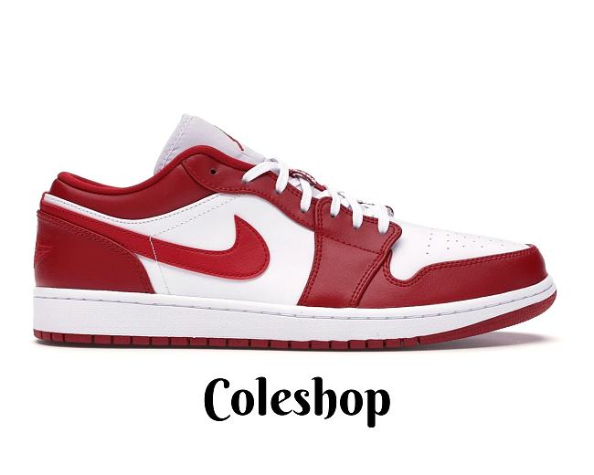 Air Jordan 1 Low Gym Red White 553558-611 - 1