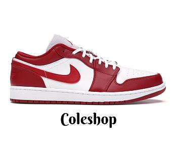 Air Jordan 1 Low Gym Red White 553558-611