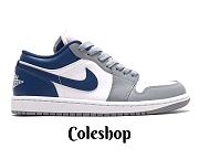 Air Jordan 1 Low Grey Navy Blue CW8576-200 - 1