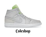 AIR JORDAN 1 MID VAST GREY GHOST GREEN CV3018-001 - 1