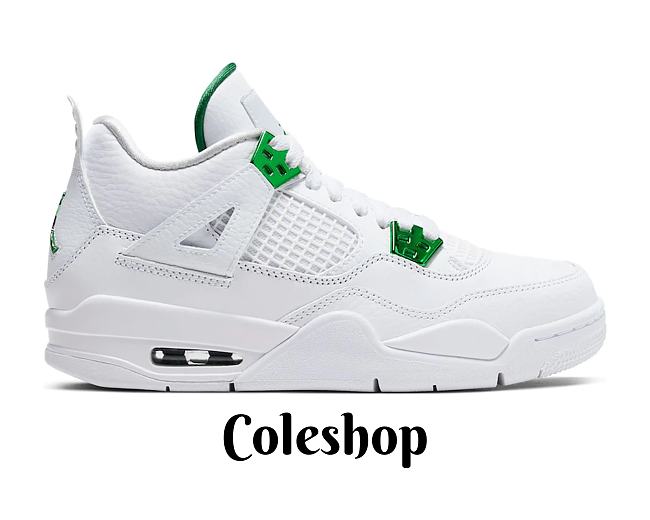 Air Jordan 4 Metallic Green GS 408452-113 - 1