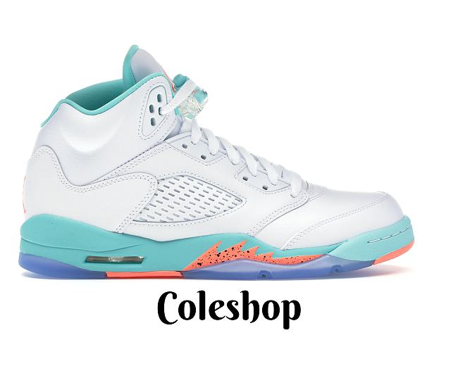 Air Jordan 5 Retro Light Aqua 440892-100  - 1