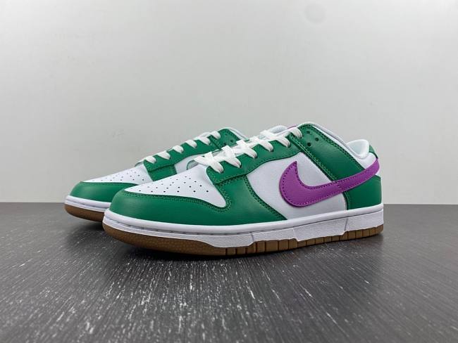 Nike Dunk Low White Stadium Green Fuchsia FD9922-151 - 1