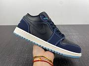 Air Jordan 1 Low Navy Black Snakeskin FJ5478-010 - 4